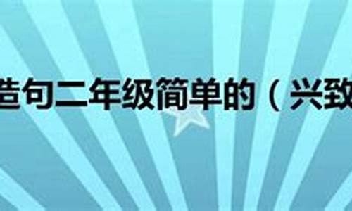 用兴致勃勃来造句二年级-兴致勃勃造句二年级下册语文